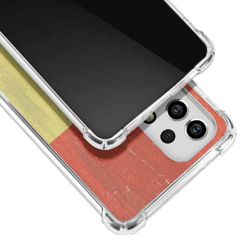 Bolivia Flag Distressed Galaxy A53 5G Clear Case